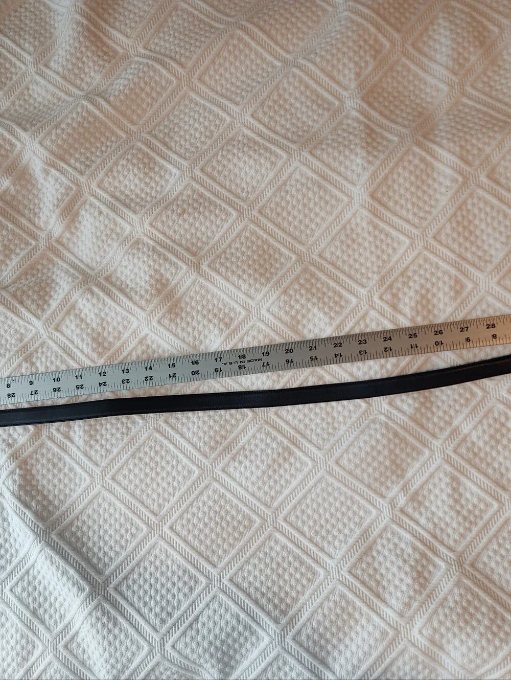 Salvatore Ferragamo Black Leather Belt with Gold Plate